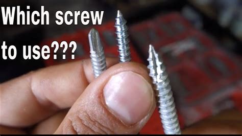 wood vs sheet metal screws|attaching wood to metal.